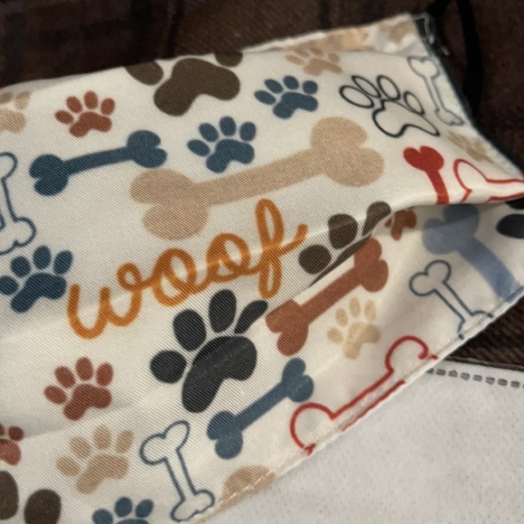 6/$20 New dog bone and print face mask - Picture 3 of 4